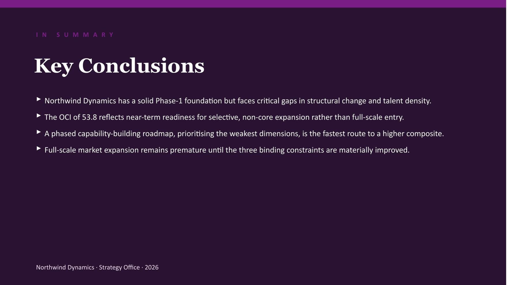 AI-generated slide example
